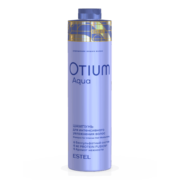 Шампунь для интенсивного увлажнения волос бессульфатный OTIUM AQUA, 1000 мл